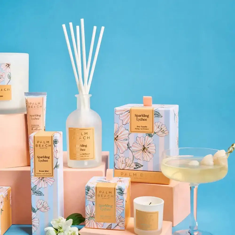 Limited Edition Mother's Day Sparkling Lychee 200ml Diffuser by Palm Beach-Candles2go