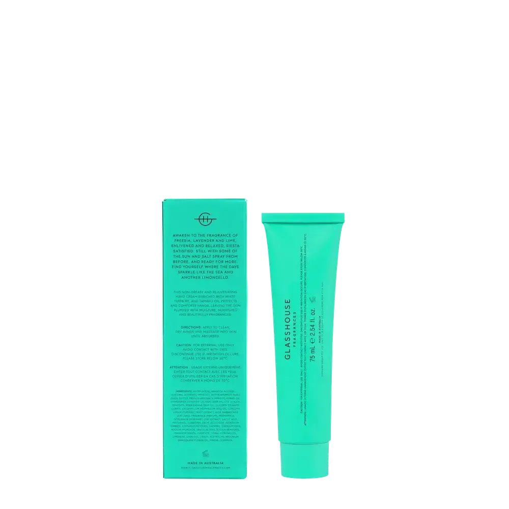 Lost In Amalfi 75ml Hand Cream by Glasshouse Fragrances-Candles2go