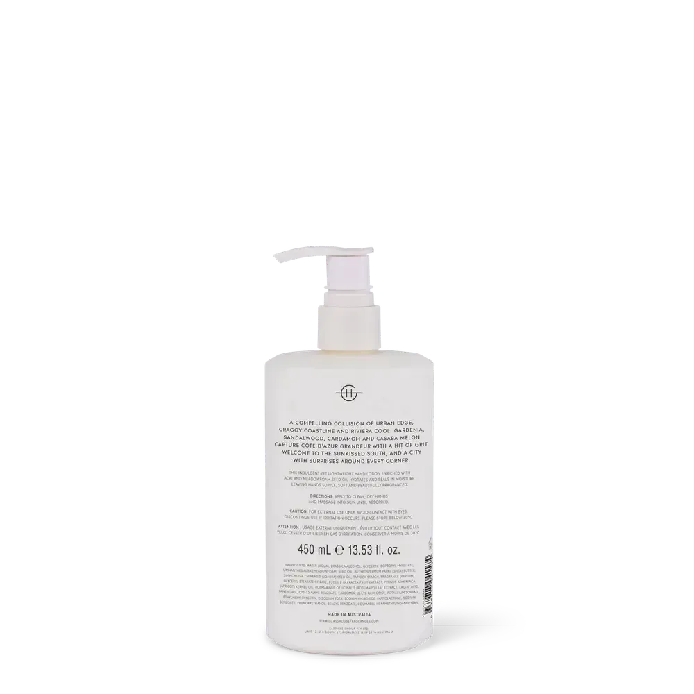 Marseille Memoir 450ml Hand Lotion by Glasshouse Fragrances-Candles2go