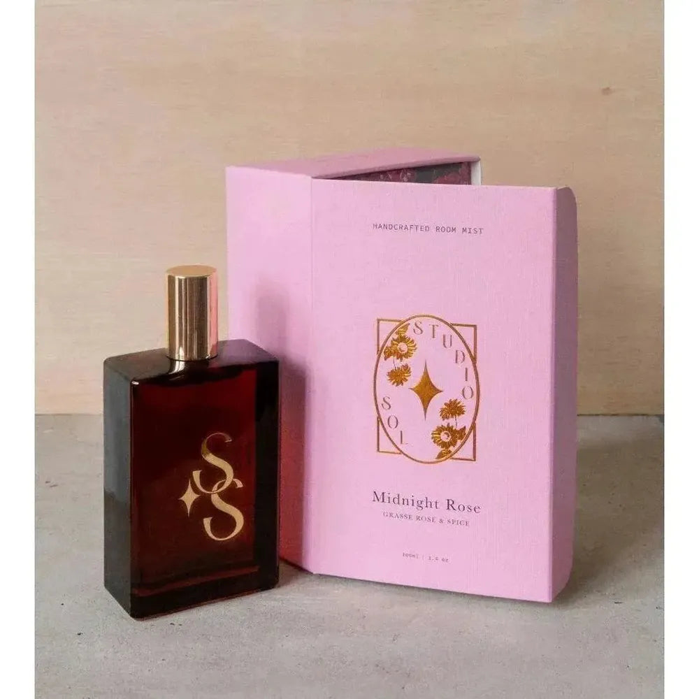 Midnight Rose 100ml Room Mist by Studio Sol-Candles2go