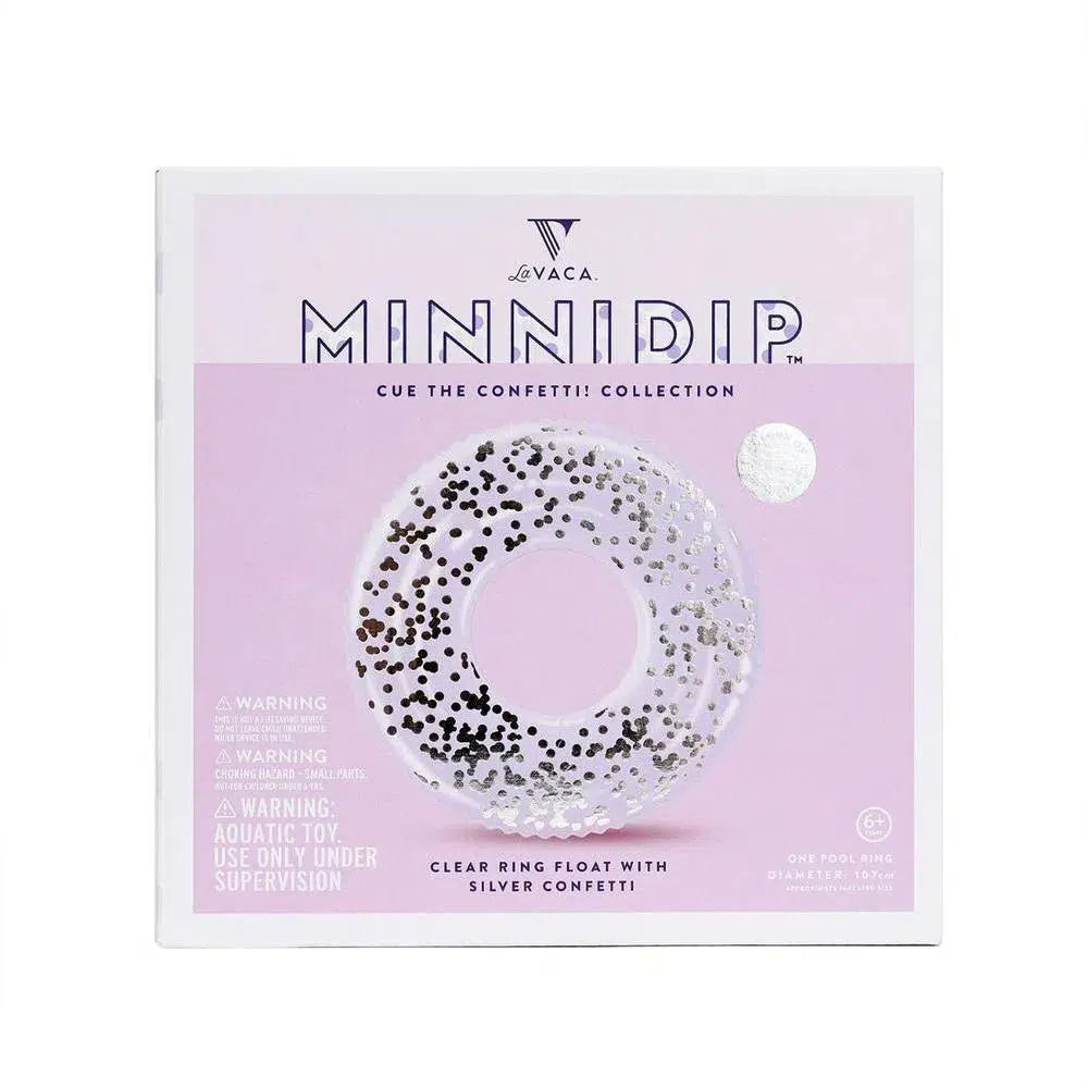 Minnidip Minnidip Silver Confetti Ring Float-Candles2go