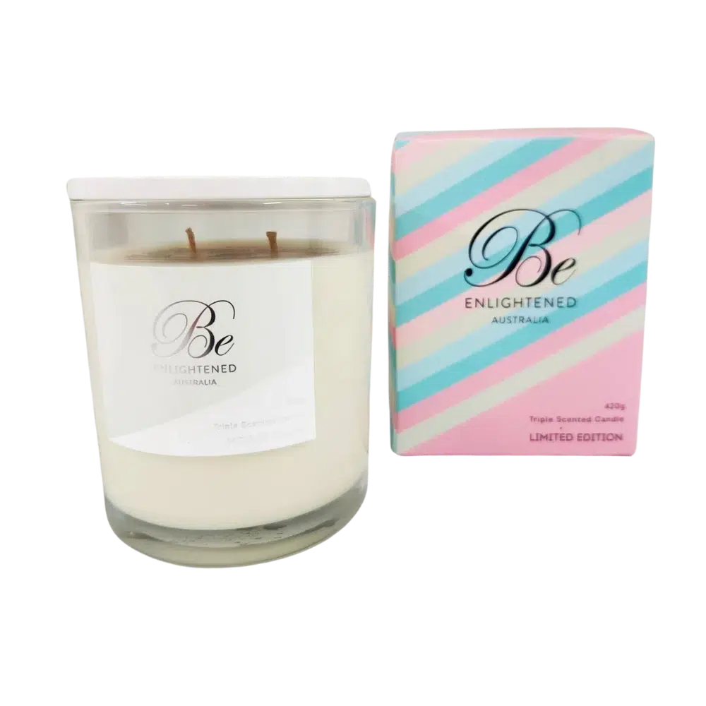 Moulin Rouge Limited Edition 420g Triple Scented Candle by Be Enlightened-Candles2go