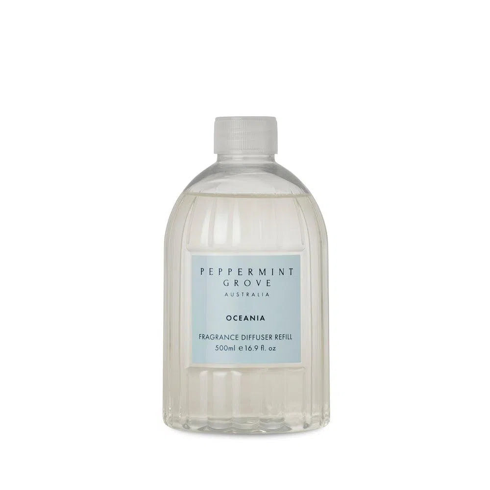 Oceania Diffuser Refill 500ml by Peppermint Grove-Candles2go