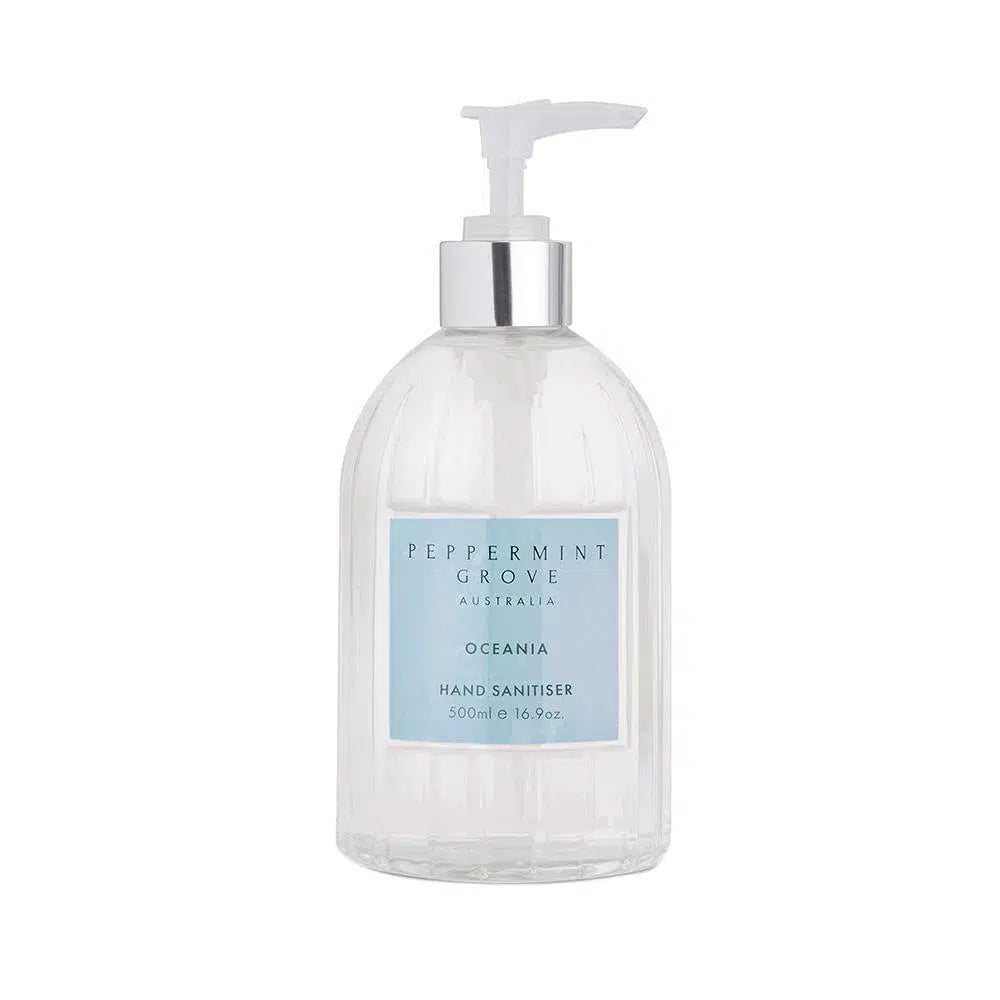 Oceania Hand Sanitizer 500ml by Peppermint Grove-Candles2go
