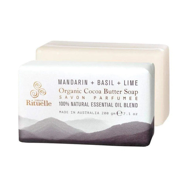 Organic Butter Soap Mandarin Basil and Lime by Urban Rituelle-Candles2go