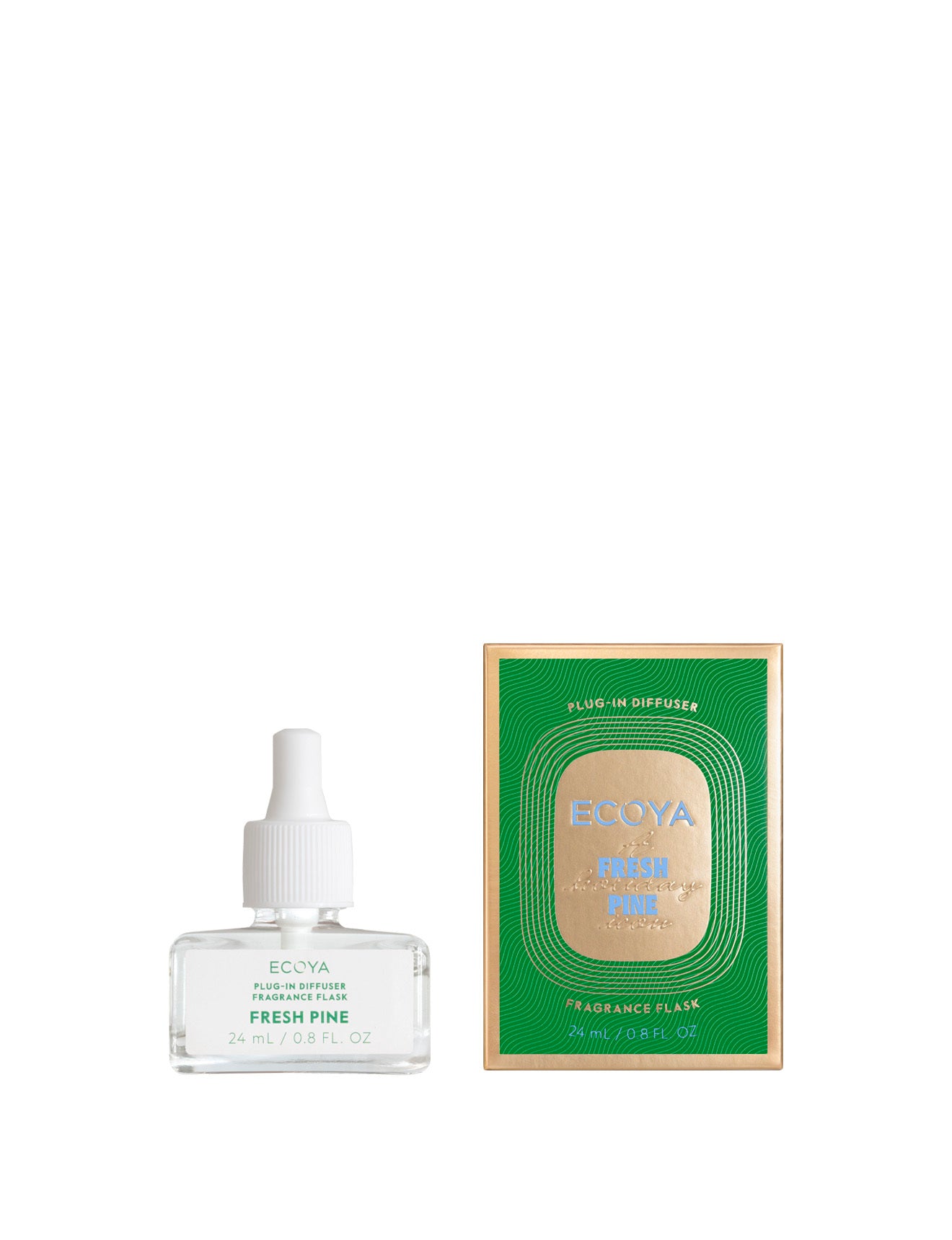 PRE-ORDER Christmas Limited Edition Ecoya Fresh Pine Plug-In Diffuser Flask 2025-Candles2go