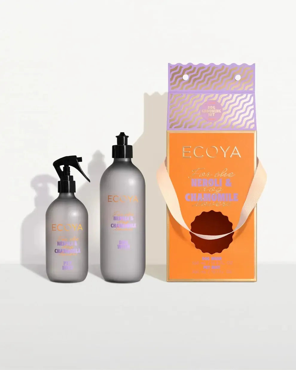 PRE-ORDER Christmas Limited Edition Ecoya Neroli & Chamomile Dog Grooming Set 2025-Candles2go