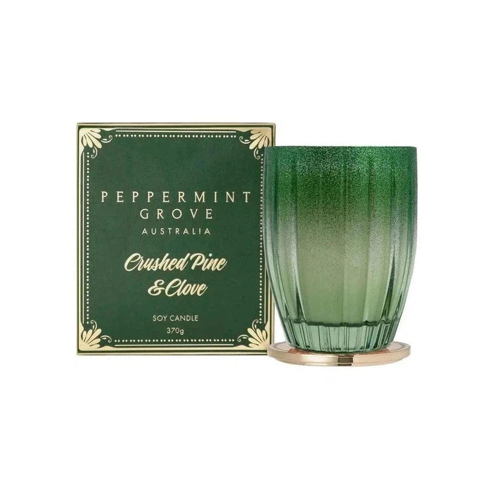 Peppermint Grove Crushed Pine & Clove 370g Candle Limited Edition Christmas-Candles2go