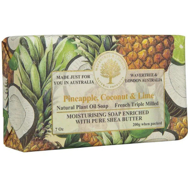 Pineapple, Coconut Soap 200g by Wavertree and London Australia-Candles2go