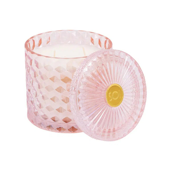 Pink Chiffon 425g Large Shimmer Candle The Soi Co by Splosh-Candles2go