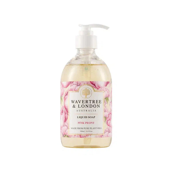 Pink Peony 500ml Hand Wash by Wavertree and London-Candles2go