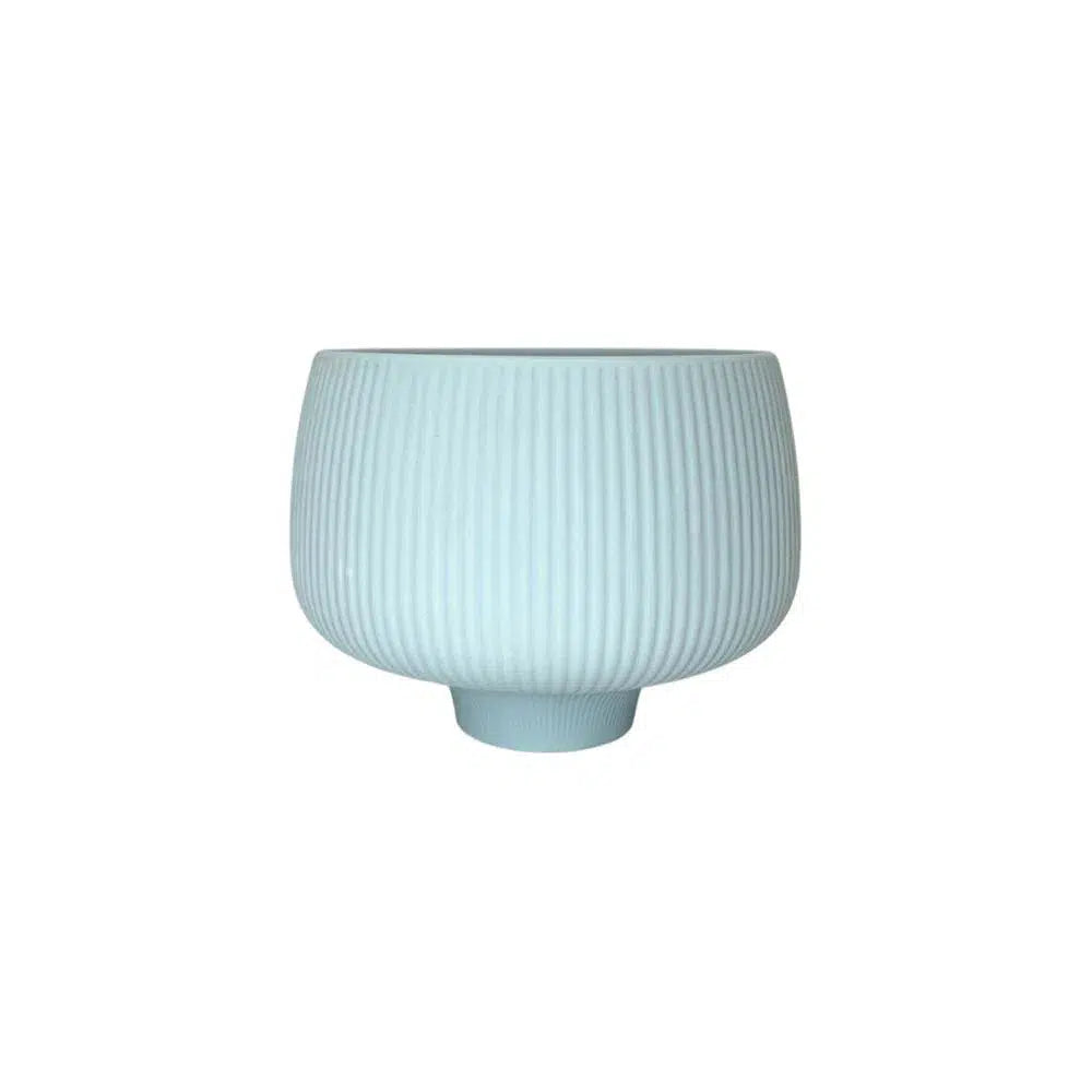 Planter Pot Ceramic in Blue Australian Native Collection Clearance-Candles2go