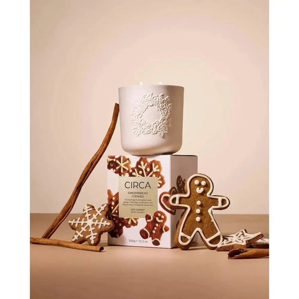 Pre-Order Only - Christmas Limited Edition Circa Gingerbread Cookies 300g Candle 2025-Candles2go