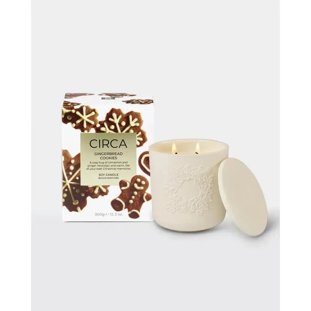 Pre-Order Only - Christmas Limited Edition Circa Gingerbread Cookies 300g Candle 2025-Candles2go