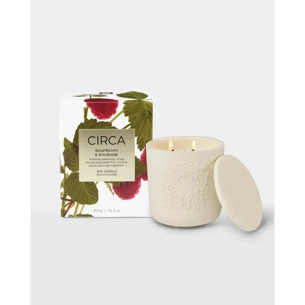 Pre-Order Only - Christmas Limited Edition Circa Raspberry & Rhubarb 300g Candle 2025-Candles2go
