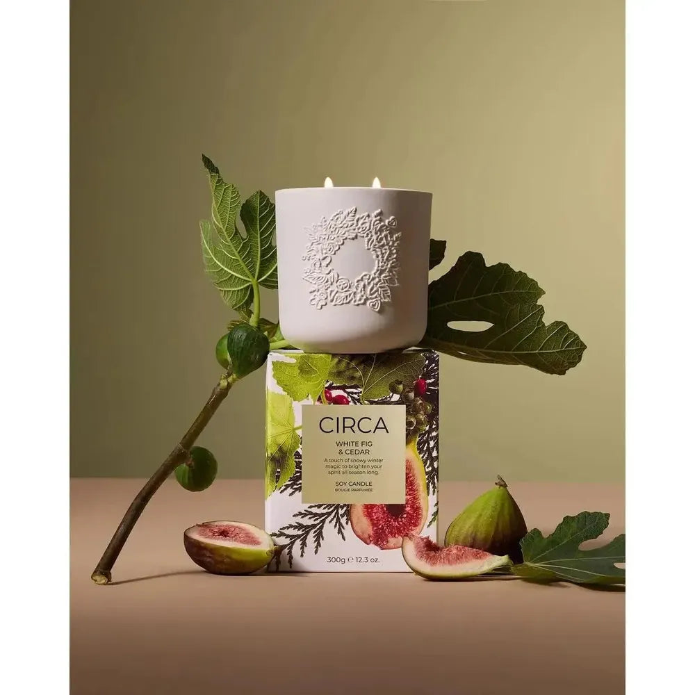 Pre-Order Only - Christmas Limited Edition Circa White Fig & Cedar 300g Candle 2025-Candles2go