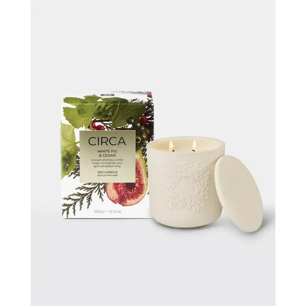 Pre-Order Only - Christmas Limited Edition Circa White Fig & Cedar 300g Candle 2025-Candles2go