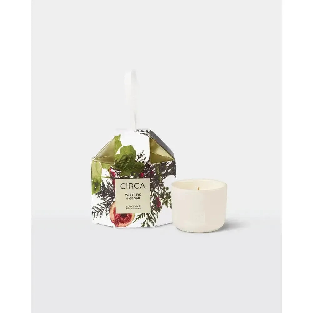 Pre-Order Only - Christmas Limited Edition Circa White Fig & Cedar 70g Bauble Candle 2025-Candles2go