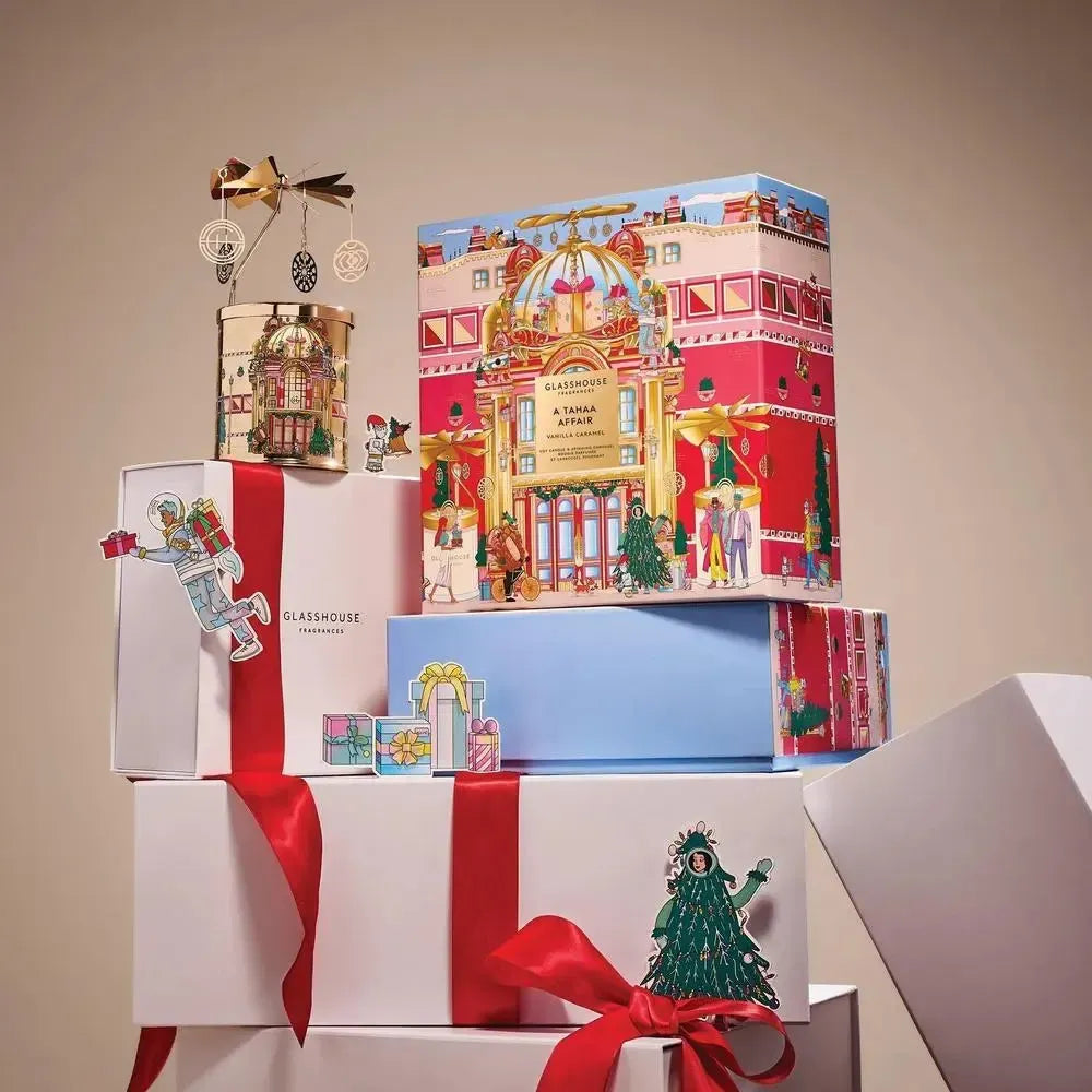 Pre-Order Only - Christmas Limited Edition Glasshouse A Tahaa Affair Spinning Carousel Gift Set 2025-Candles2go