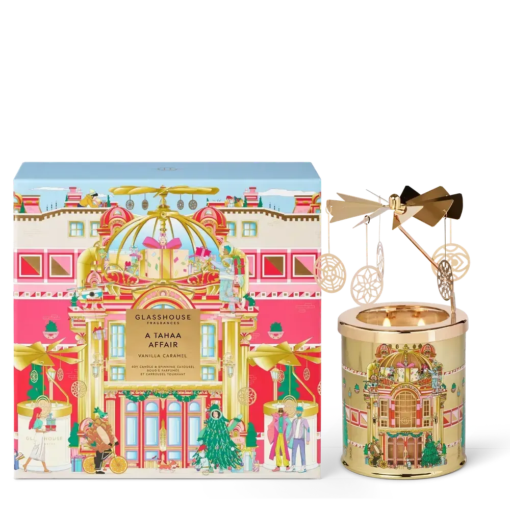 Pre-Order Only - Christmas Limited Edition Glasshouse A Tahaa Affair Spinning Carousel Gift Set 2025-Candles2go