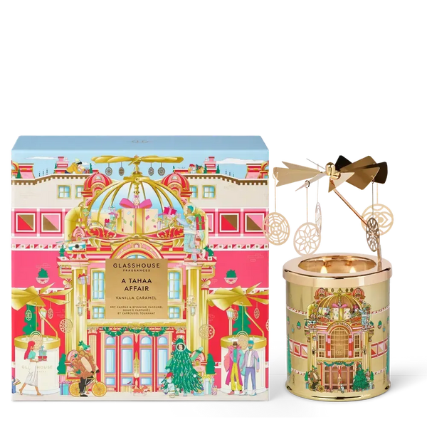 Pre-Order Only - Christmas Limited Edition Glasshouse A Tahaa Affair Spinning Carousel Gift Set 2025-Candles2go
