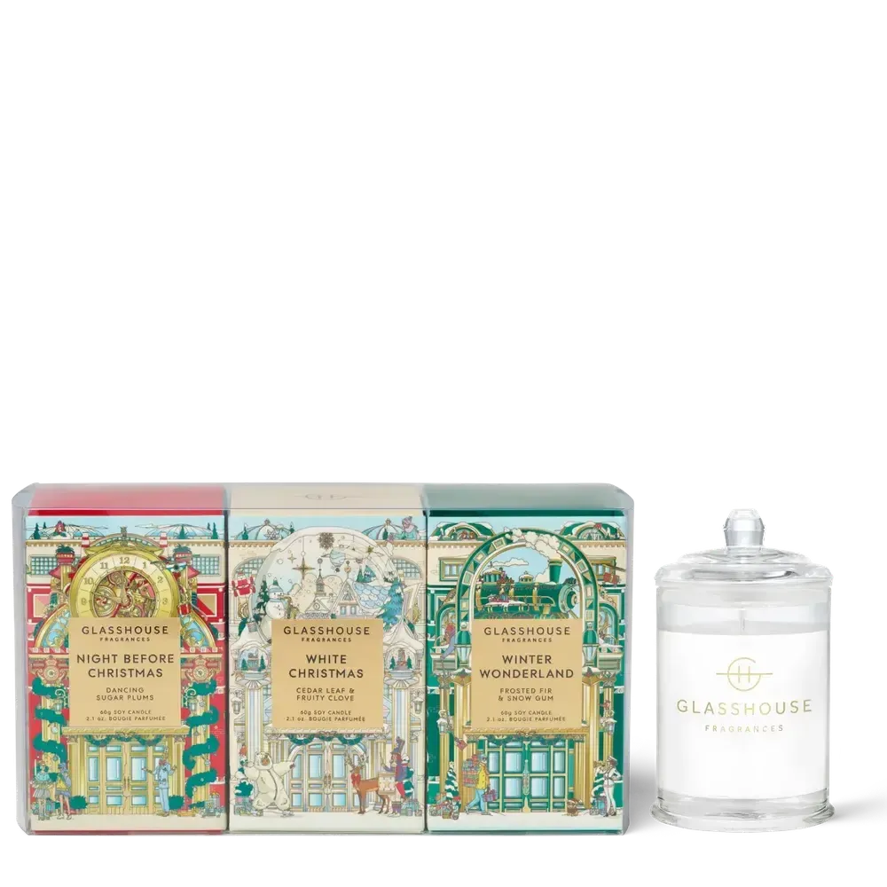 Pre-Order Only - Christmas Limited Edition Glasshouse Christmas Trio 2025-Candles2go