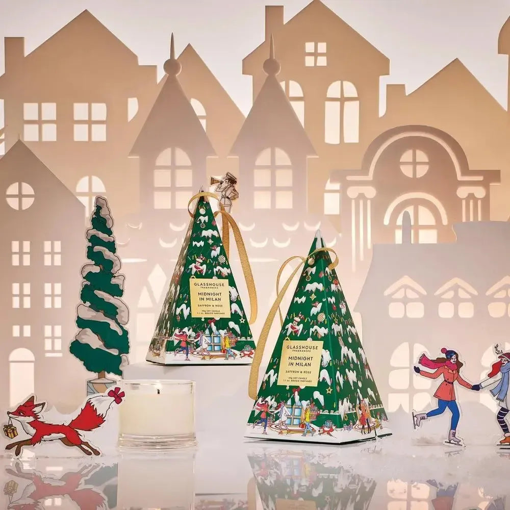 Pre-Order Only - Christmas Limited Edition Glasshouse Midnight In Milan 30g Candle Bauble 2025-Candles2go
