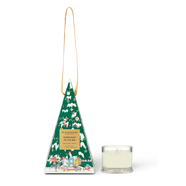 Pre-Order Only - Christmas Limited Edition Glasshouse Midnight In Milan 30g Candle Bauble 2025-Candles2go
