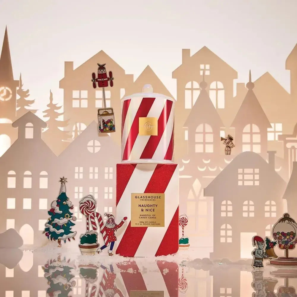 Pre-Order Only - Christmas Limited Edition Glasshouse Naughty & Nice 380g Candle 2025-Candles2go