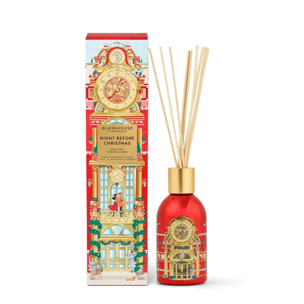 Pre-Order Only - Christmas Limited Edition Glasshouse Night Before Christmas 250ml Diffuser 2025-Candles2go