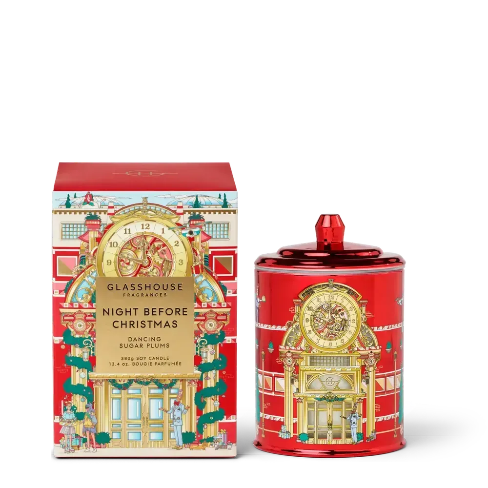 Pre-Order Only - Christmas Limited Edition Glasshouse Night Before Christmas 380g Candle 2025-Candles2go