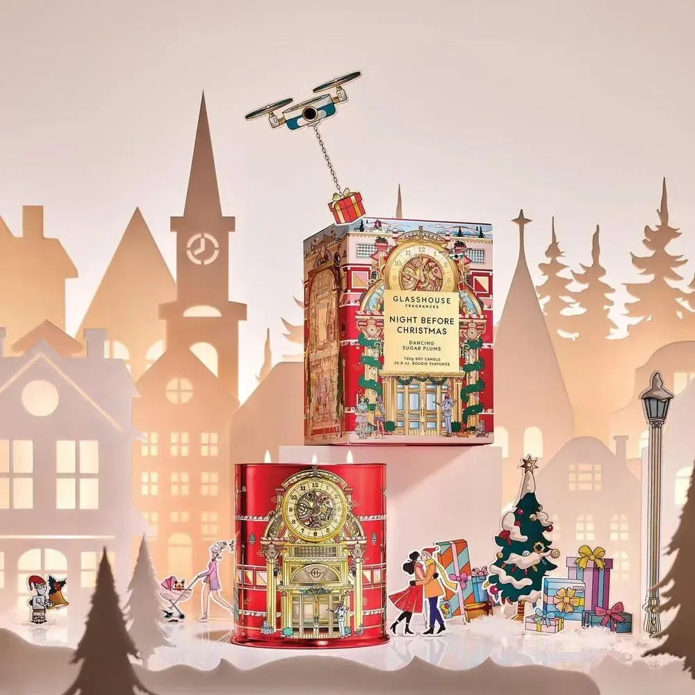 Pre-Order Only - Christmas Limited Edition Glasshouse Night Before Christmas 760g Candle 2025-Candles2go