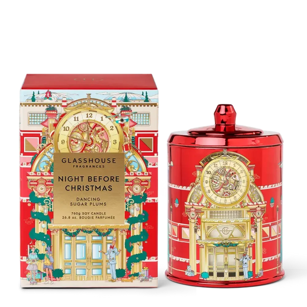 Pre-Order Only - Christmas Limited Edition Glasshouse Night Before Christmas 760g Candle 2025-Candles2go