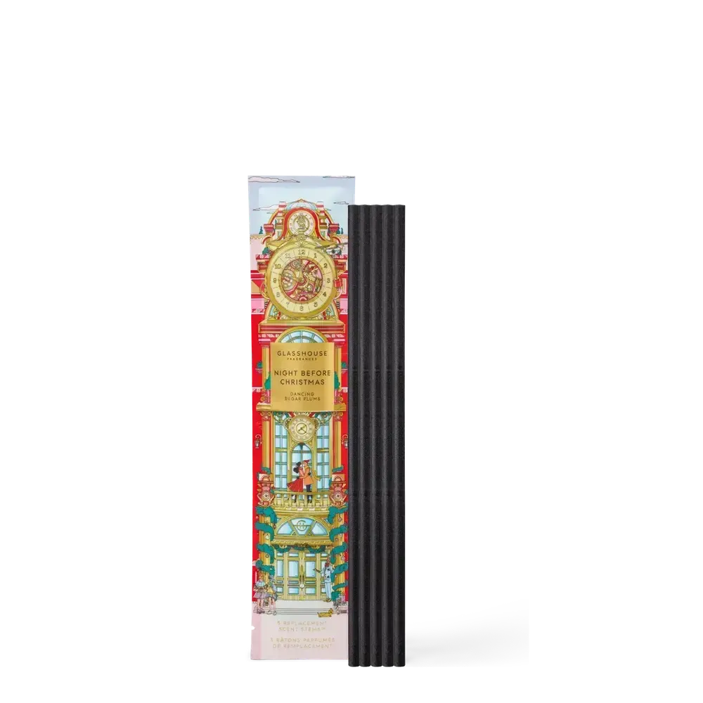 Pre-Order Only - Christmas Limited Edition Glasshouse Night Before Christmas Replacement Scent Stems 2025-Candles2go