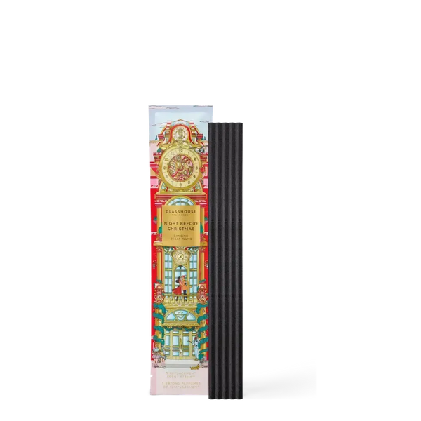 Pre-Order Only - Christmas Limited Edition Glasshouse Night Before Christmas Replacement Scent Stems 2025-Candles2go