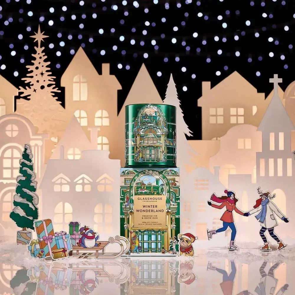 Pre-Order Only - Christmas Limited Edition Glasshouse Winter Wonderland 380g Candle 2025-Candles2go