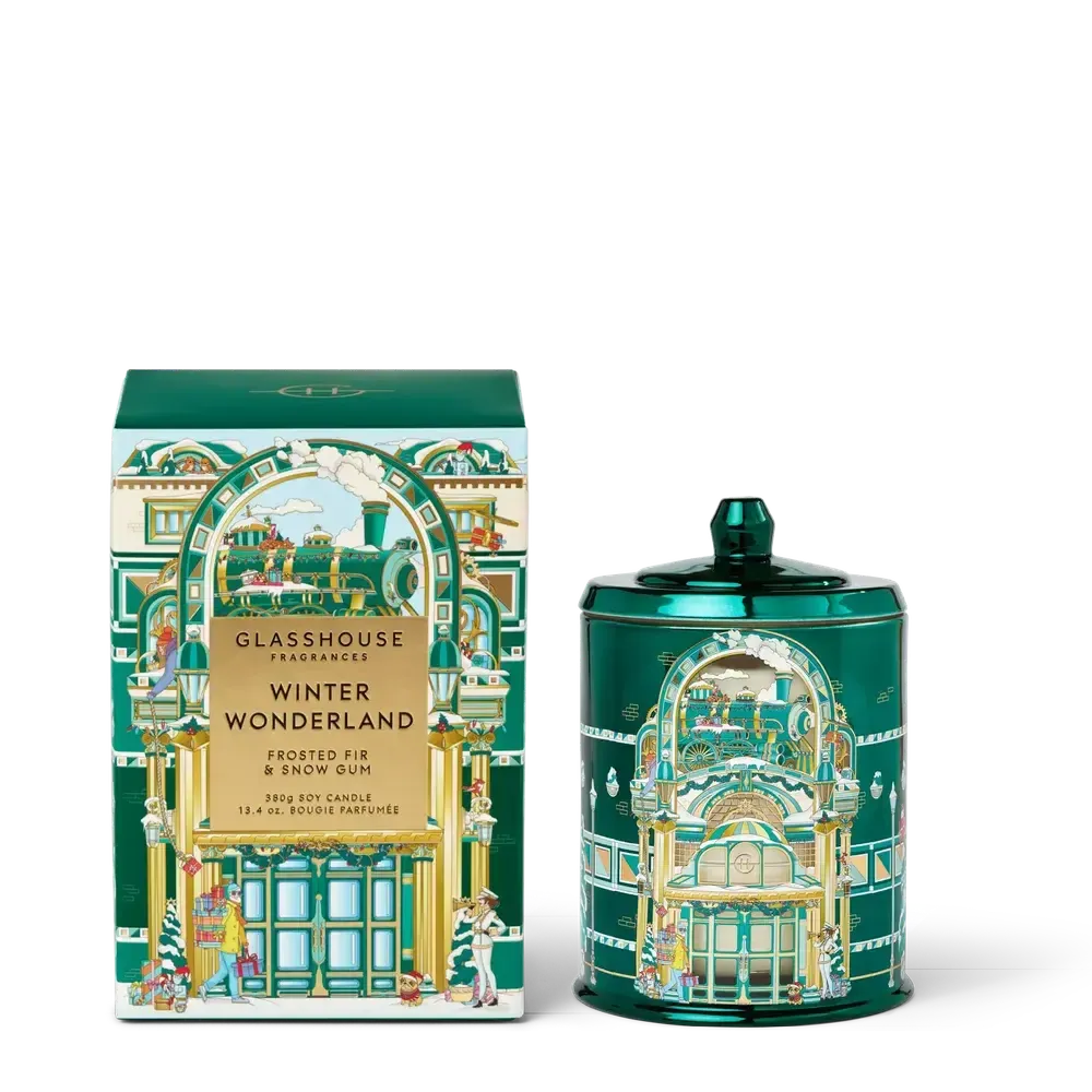 Pre-Order Only - Christmas Limited Edition Glasshouse Winter Wonderland 380g Candle 2025-Candles2go