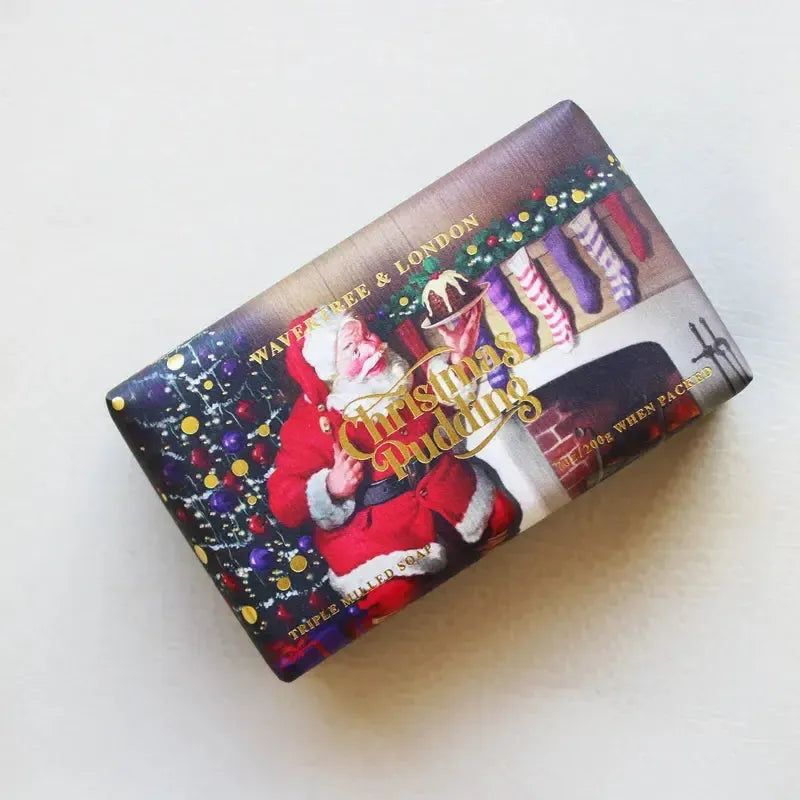 Pre Order Only - Christmas Limited Edition Wavertree & London Christmas Pudding 200g Soap Bar 2025-Candles2go
