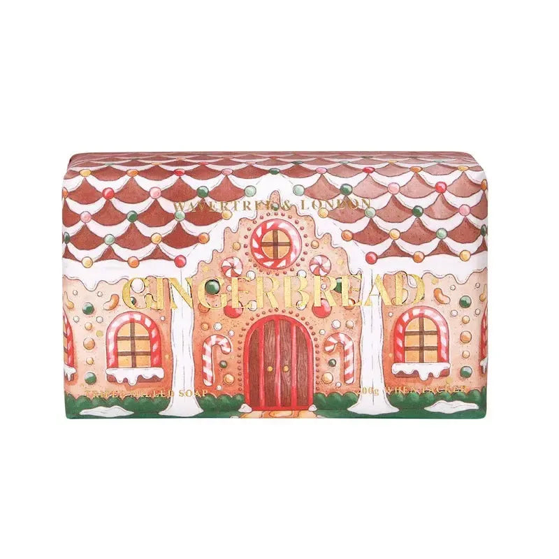 Pre Order Only - Christmas Limited Edition Wavertree & London Gingerbread 200g Soap Bar 2025-Candles2go