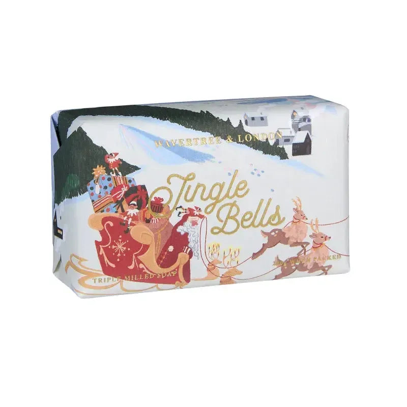 Pre Order Only - Christmas Limited Edition Wavertree & London Jingle Bells 200g Soap Bar 2025-Candles2go