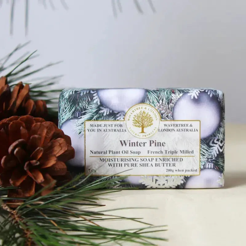 Pre Order Only - Christmas Limited Edition Wavertree & London Winter Pine 200g Soap Bar 2025-Candles2go