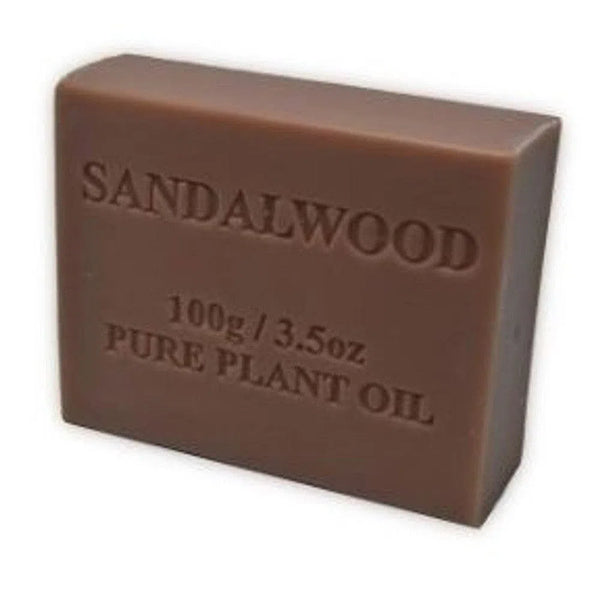 Sandalwood Pure Plant Oil 100g Soap by Wavertree & London-Candles2go