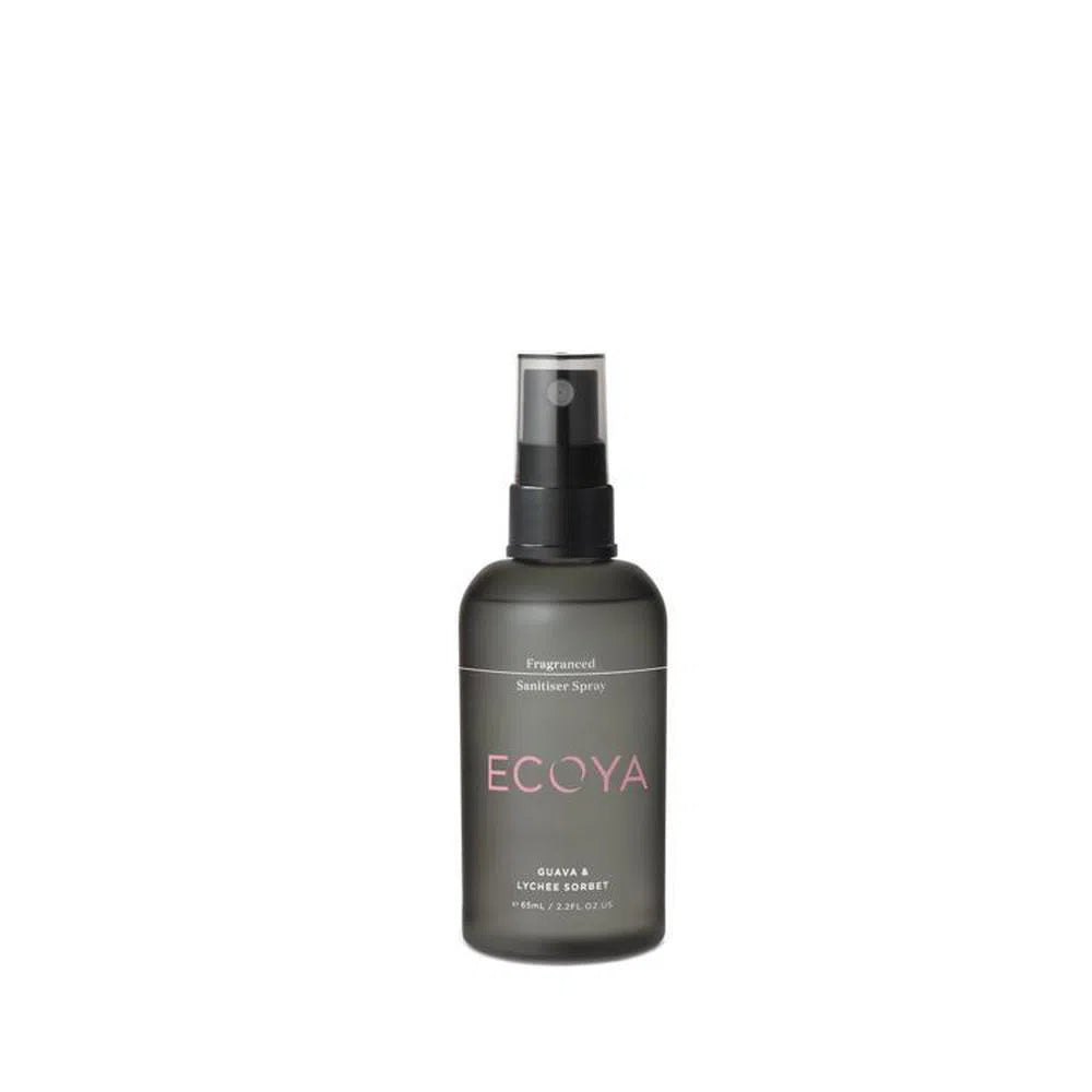 Sanitiser Spray 65ml Guava and Lychee by Ecoya-Candles2go
