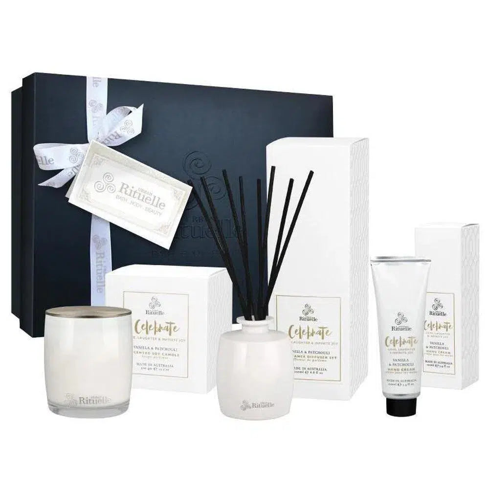 Scented Offerings Vanilla & Patchouli Gift Set by Urban Rituelle-Candles2go