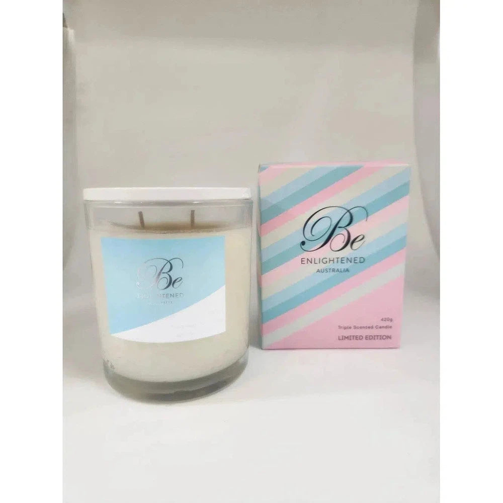 Secret Garden Limited Edition 420g Triple Scented Candle by Be Enlightened-Candles2go