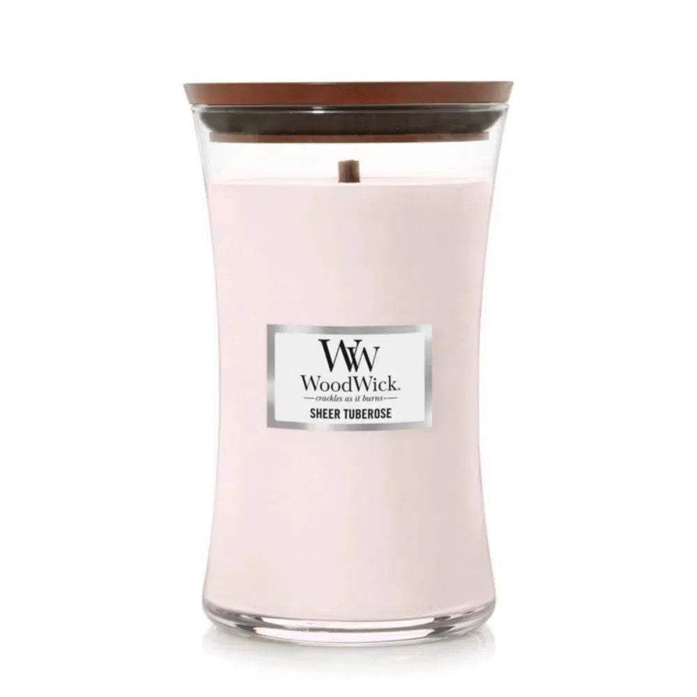 Sheer Tuberose 609g Jar by Woodwick Candle-Candles2go