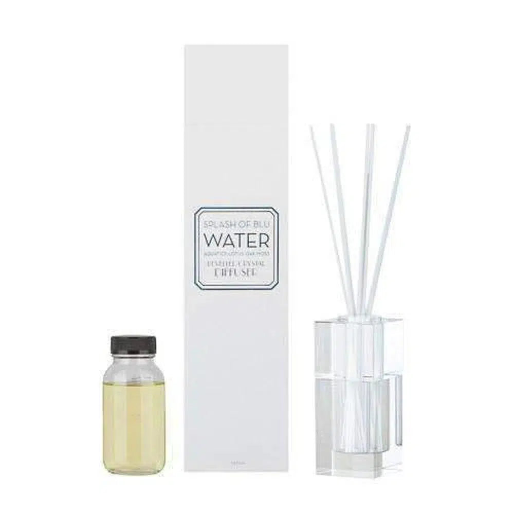 Splash Of Blu Water Crystal Diffuser 140ml by abode Aroma Crystal-Candles2go