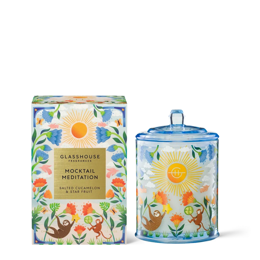 Summer Refresh Limited Edition Mocktail Meditation 380g Candle by Glasshouse Fragrances