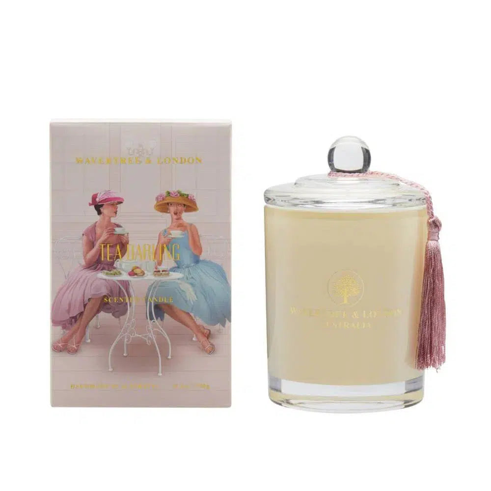 Tea Darling Candle 330g by Wavertree and London-Candles2go