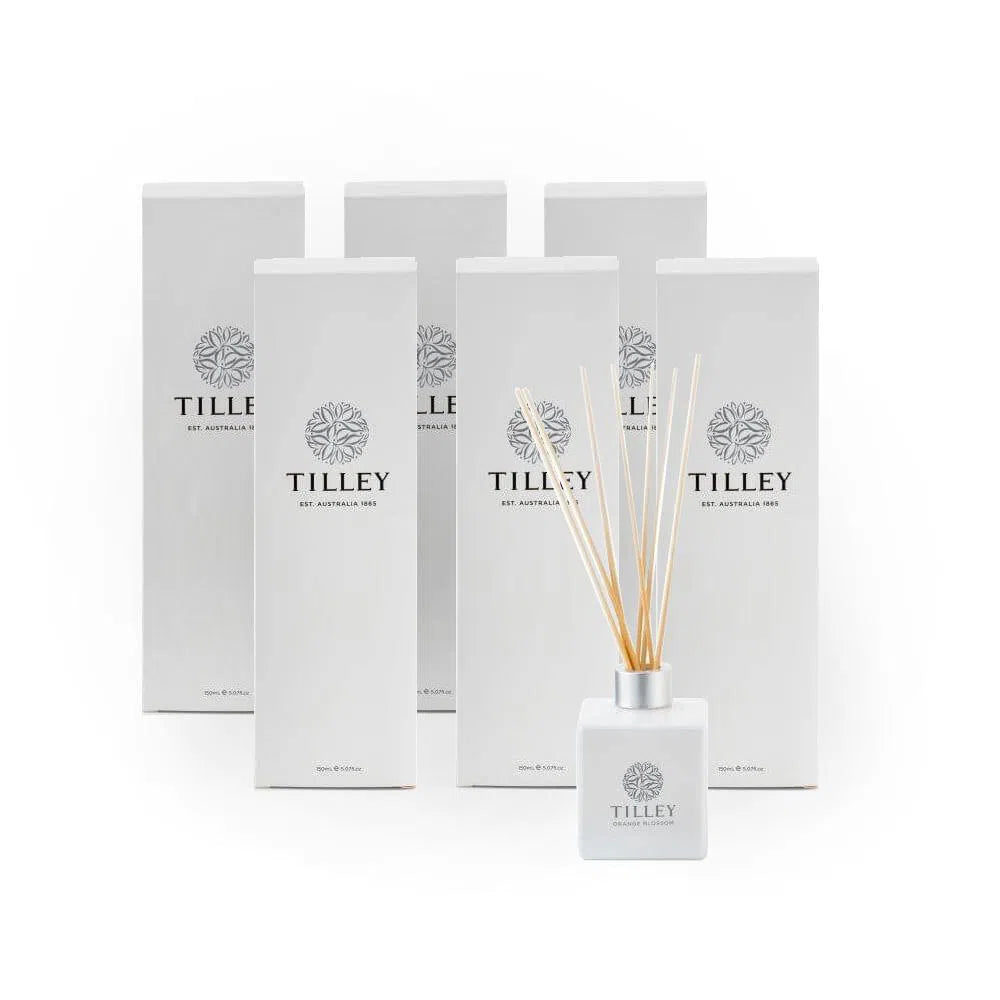 Tilley Austraila Reed Diffusers Sandalwood and Bergamot 150ml 6 Pack-Candles2go